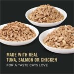 Pro Plan Wet Cat Food, Salmon & Rice, Chicken & Rice, Tuna Variety Pack 85g can (12 pack) - Image 9