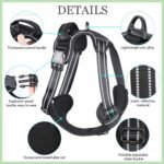 SK Depot® Dog Harness Small Chest 15.7"-27.6" No-Pull Pet Harness with Leash Clips, Adjustable Soft Padded Dog Vest Harness, No Choke Pet Oxford Vest Easy Control Handle for Medium Dogs (S, Orange) - Image 7
