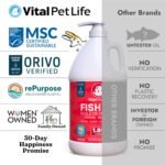 Fish Oil for Dogs 1.89 L - Healthy Skin & Coat, Salmon, Pollock, All Natural Supplement for Pets, Itching Scratching Allergy & Inflammation Defense, Omega 3 EPA DHA, Brain & Heart Health - Image 6