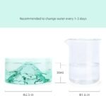 Niteangel Hamster Feeding & Water Bowl: - Mount Fuji Series Glass Drinking Bowls for Dwarf Syrian Hamsters Gerbils Mice Rats or Other Similar-Sized Small Pets (Green, 50 ml) - Image 7