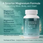 Magnesium 3X Complex – Bisglycinate, L-Threonate & Taurate – 3-in-1 Supplement for Brain, Muscle & Heart Support – 200mg Elemental Magnesium per Daily Dose – 180 Vegan Capsules – Made in Canada - Image 10