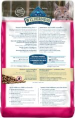 Blue Buffalo Wilderness High Protein Grain Free, Natural Adult Dry Cat Food, Salmon 4.9 Kg Bag - Large Bag, Kibble - Image 3