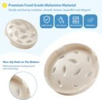 Melamine Slow Feeder Cat Bowl - Small Cat Food Dish - Fun Interactive Maze Design - Anti Vomiting - Pet Comfort Eating - Dishwasher Safe - 6.1''W x 1.2''H - Image 6