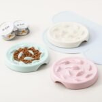 Melamine Slow Feeder Cat Bowl - Small Cat Food Dish - Fun Interactive Maze Design - Anti Vomiting - Pet Comfort Eating - Dishwasher Safe - 6.1''W x 1.2''H - Image 7