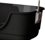Open Litter Box with Scoop for Small and Large Cats. Cat Crib. Cat Litter Container. Box of, Black - Image 7