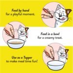 TEMPTATIONS Cat Treats, Adult Creamy Puree Lickables, Salmon, 12g Pouches (44 Pack) - Image 5