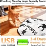 ORSDA Cat Toys Rechargeable, 4 in 1 Interactive Cat Toy, Hide and Seek, Whack a Mole, Magic Wand, Chasing Feather, with 4 Replacements - Image 7