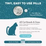 Cat Dental Care & Bad Breath Remedy, Natural Oral Health for Cats Teeth, Mouth, Gums, Daily Cat Breath Freshener, Plaque and Tartar Control Help Gingivitis and Stomatitis, Easy to Use 400 Tiny Pills - Image 4