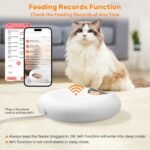 Auto Cat Feeder for Wet Food, APP Control 6 Meals Automatic Cat Food Dispenser with 2 Ice Packs, Programmable Timer, Rechargeable Cordless Auto Pet Feeder for Cats Small Dogs -2.4G WiFi Only - Image 4