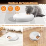 Auto Cat Feeder for Wet Food, APP Control 6 Meals Automatic Cat Food Dispenser with 2 Ice Packs, Programmable Timer, Rechargeable Cordless Auto Pet Feeder for Cats Small Dogs -2.4G WiFi Only - Image 5