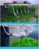 NICREW Aquarium Internal Filter, Submersible Power Filter with Multiple Function, Aeration System with Sponge Filter for Fish Tanks 10-20 Gallon, 100 GPH, 7W - Image 5