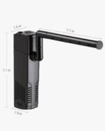 NICREW Aquarium Internal Filter, Submersible Power Filter with Multiple Function, Aeration System with Sponge Filter for Fish Tanks 10-20 Gallon, 100 GPH, 7W - Image 6