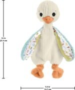 Fisher Price Baby Sensory Toy Snuggle Up Goose Plush with Jingle Sounds for Developmental Play Newborns Ages 3+ Months - Image 8