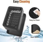 Cat Litter Box Ramp, Cat Litter Box Step Mat with Filter Function, Cats Litters Catcher for Self-Cleaning Boxes, Pet Pedal Stool Ideal for Kitten & Elderly Cats (Black) - Image 7