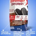 Premier Protein Shake, Cookies & Cream, 30g Protein, 1g Sugar, 11 fl oz Pack of 10 - Image 7
