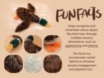 FukuPets Interactive Dog Toy, Makes Noise That Mimics Real Animal Noise, Premium Quality, Soft & Plush Toy, Large, Duck - Image 4