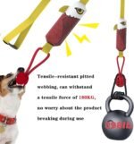 Tug of War Dog Toy, Interactive Dog Rope Chew Toy with Strong Handle, Indestructible Squeaky Dog Tug Toy for Small Medium & Large Dogs - Image 4