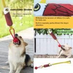 Tug of War Dog Toy, Interactive Dog Rope Chew Toy with Strong Handle, Indestructible Squeaky Dog Tug Toy for Small Medium & Large Dogs - Image 5