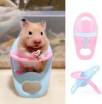 Hamster Dining Set Hamster Accessories Cuteness Rodents Feeding Station Provides a Delightful Eating Space for Small Pet Small Animal Chair - Image 3