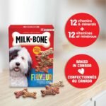 Milk-Bone Flavour Snacks Dog Biscuits, Crunchy Oven Baked Dog Treats in 5 Assorted Meat Flavours made with Real Chicken, Small, 450 g (Pack of 12) - Image 3