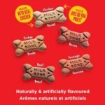 Milk-Bone Flavour Snacks Dog Biscuits, Crunchy Oven Baked Dog Treats in 5 Assorted Meat Flavours made with Real Chicken, Small, 450 g (Pack of 12) - Image 4