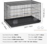 VEVOR 30 inch Bird Cage, Metal Large Parakeet Cages for Cockatiels Small Parrot Budgies Lovebirds Canaries, Pet Bird Cage with Rolling Stand and Tray - Image 8