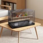 VEVOR 30 inch Bird Cage, Metal Large Parakeet Cages for Cockatiels Small Parrot Budgies Lovebirds Canaries, Pet Bird Cage with Rolling Stand and Tray - Image 9