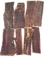 Bullsters Dog Treats Bones Chews All Natural 1 Ingredient with No Additives No Preservatives, Steroid Free, for Small Medium Large Dogs Beef Strips (6" Pack of 8) - Image 7