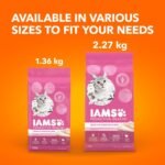 IAMS Proactive Health Sensitive Digestion & Skin Adult Dry Cat Food – Turkey – 2.72KG (5.9LB) Bag - Image 11
