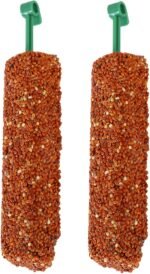 Parakeet Treats Sticks - 2 Pieces Nutritious Bird Snacks, Chewing and Foraging Food | Training Reward Treats for Parrot, Myna, Finch, Conure, Cockatiel, Small Pet Bird, Healthy Snack for Daily Feeding - Image 7