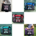 Personalized Tote Bags, Custom Dog Food Storage Tote Bag Pet Travel Tote with Mesh Pockets Customized with Pet Name - Image 4