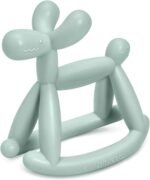 Teething Toys for Babies, Jellydog Never Drop Food Grade Silicone Rocking Teether, Prevent Choking & Odorless Baby Teether, Less Dust and Hair Adhesion, Baby Gifts - Image 4