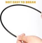 Cat Teaser Toys 4pcs Feather Teaser Cat Toy with Bell Tassels Feather Toy Wand Interactive Catcher for Kitten (Random Color) Interactive - Image 5