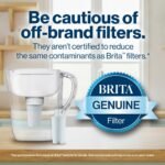 Brita 6 Cup Filter Pitcher with Smart Light Indicator, Reduces Chlorine taste and odour from Tap Water, Filters 151 Litres, Denali, Black - Image 11