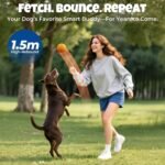 Dog Balls: Interactive Dog Ball Auto Rolling - Interactive Dog Toys for Aggressive Chewers - Bouncy & Throwable, Type-C Rechargeable, Washable, for Small & Medium & Large Dogs – Orange - Image 5