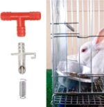 Nipple Drinker, Automatic Water Feeder, 10 Pcs Nipple Waterer Rodent Watering System for Rabbit, Bunny, Guinea Pig, Ferret, Mice, Small Animals, Easy Install, Durable for Pet Cage Use - Image 5