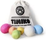 TIMIKO Cat Toys Balls, 100% Natural Wool, 2 Sizes 6 Colors, Non-Toxic, Cat Toys for Indoor Cats, Interactive Cat Toys, Cat Fetch Toy, Cat Balls Toys for Kitty Kitten - Image 9