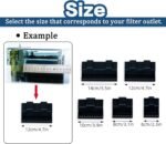 Aquarium Filter Baffle, Fish Tank Accessory, Helps Maintain a Calm Water Surface and Slow Down Water Flow, Fish Tank Filter Flow Controller, Suitable for Most Hang-On-Back Filters. (8 CM) - Image 4