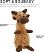 Outward Hound by Charming Pet Scruffles Moose Plush Squeaky Dog Toy, Large - Image 6
