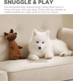 Outward Hound by Charming Pet Scruffles Moose Plush Squeaky Dog Toy, Large - Image 7