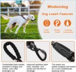 Training Leash for Dogs 10FT 15FT 30FT 50FT 100FT, Long Rope Leash for Dog, Nylon Rope Dog Leash with Comfortable Padded Handle for Large Medium Small Dogs - Image 3