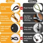 Training Leash for Dogs 10FT 15FT 30FT 50FT 100FT, Long Rope Leash for Dog, Nylon Rope Dog Leash with Comfortable Padded Handle for Large Medium Small Dogs - Image 6