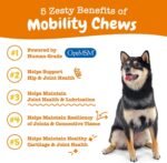 Zesty Paws Glucosamine for Dogs Mobility Chews - Premium Hip and Joint Supplement for Dogs with Glucosamine Chondroitin MSM Supports Arthritis Pain Relief, Duck Flavour 90 Count - Image 4