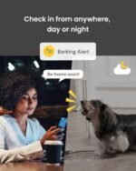 Furbo 360° Dog Camera: Pet Security Cam w/Barking Alerts, Rotating View, Treat Toss w/Phone App, Smart Home Puppy Monitoring, 2-Way Speaker, No Subscription Needed. Standard See, Talk, & Toss Features - Image 7