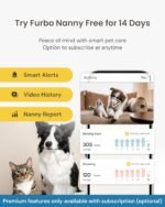 Furbo 360° Dog Camera: Pet Security Cam w/Barking Alerts, Rotating View, Treat Toss w/Phone App, Smart Home Puppy Monitoring, 2-Way Speaker, No Subscription Needed. Standard See, Talk, & Toss Features - Image 8