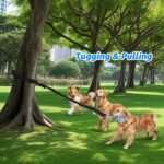 LOOBANI Spring Pole Dog Rope Toys - Tug of War Dog Toy for Pitbull Medium to Large Dogs, Indoor Outdoor Use Bungee Hanging Exercise Ropes Muscle Builder Interactive Toys (Door Hanging Style) - Image 6