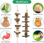 KATUMO Rabbit Chew Toys, 74 PCS DIY Hamster Chew Toys Bunny Teeth Care Molar Kit Ideal for Rabbit, Guinea Pig, Chinchilla, Hamster, Squirrel, Gerbils Etc Small Rodent Pets' Teeth Grinding - Image 6