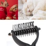 Dog Brush, Dematting and Shedding Brush, Undercoat Rake Comb for Dogs and Cats, Pet Grooming Tool with Double Sided for Removes Knots and Tangled Hair, Blue - Image 5