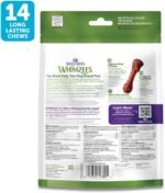 Whimzees Natural Grain Free Long Lasting Dental Dog Treats, Daily Use Packs, Small Brushzees Bag of 14 - Image 9