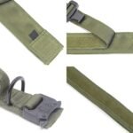 Tactical Dog Collar, Military Nylon Dog Collar Thick with Handle Dog Collars Adjustable Heavy Duty Metal Buckle for Dog Training (Green, M) - Image 5